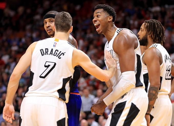 Hassan Whiteside se je izkazal s 23 točkami in 14 skoki. | Foto: Getty Images