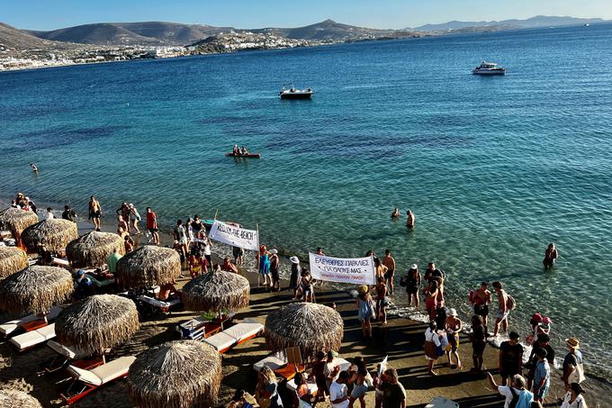 Paros protest | Foto: Reuters