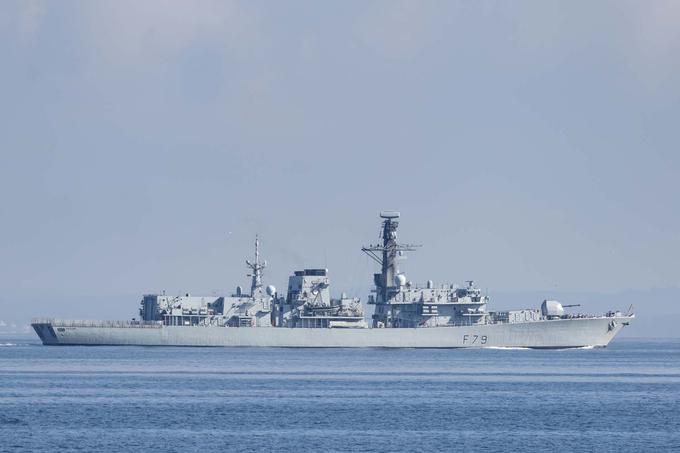 Britanski uničevalec podmornic HMS Portland | Foto: Britansko obrambno ministrstvo