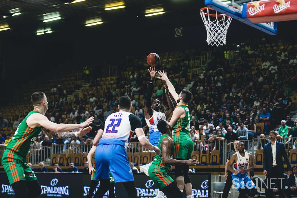 Liga ABA, četrtfinale: Cedevita Olimpija - Igokea, Tivoli