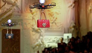 Znamka Dolce & Gabbana na modno brv poslala drone