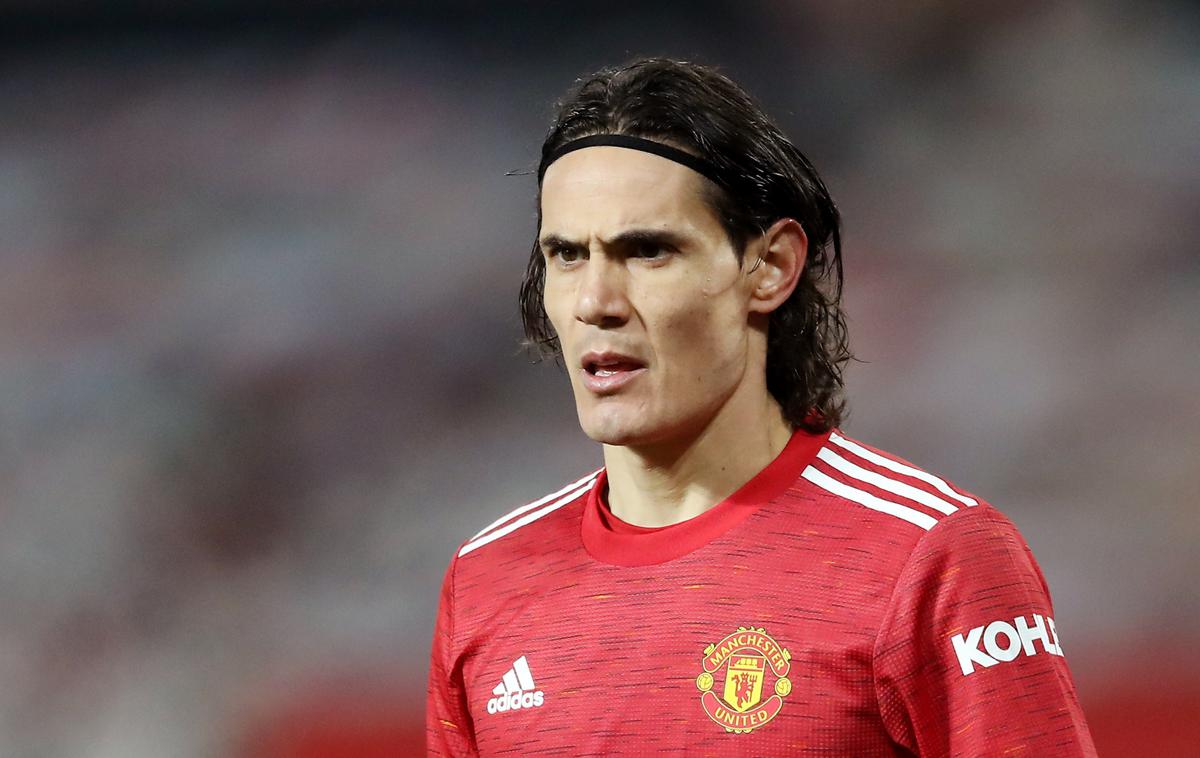 Edinson Cavani | Argentinec bo še naprej nosil dres Manchester Uniteda. | Foto Reuters