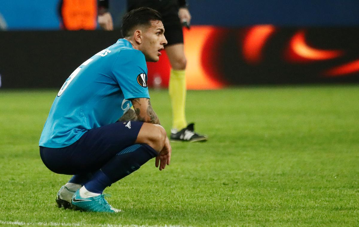 Leandro Paredes | Leandro Paredes zapušča Zenit, kjer si je delil slačilnico s slovenskim reprezentantom Miho Mevljo. | Foto Reuters