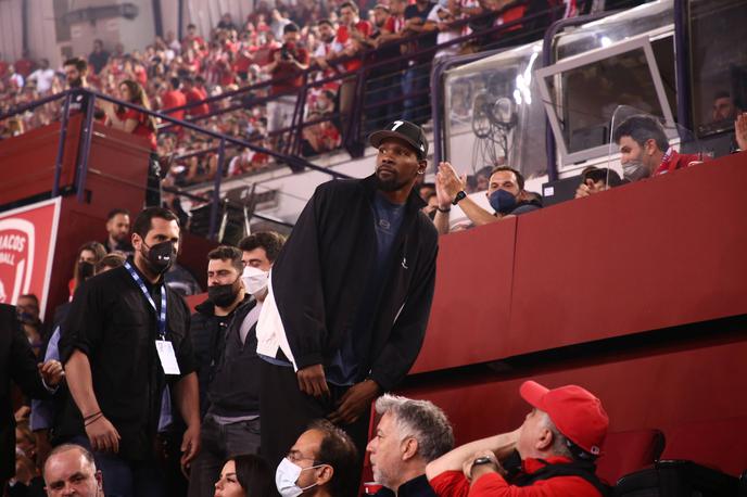 Kevin Durant | Kevin Durant si je ogledal dve tekmi v evroligi. | Foto Guliverimage