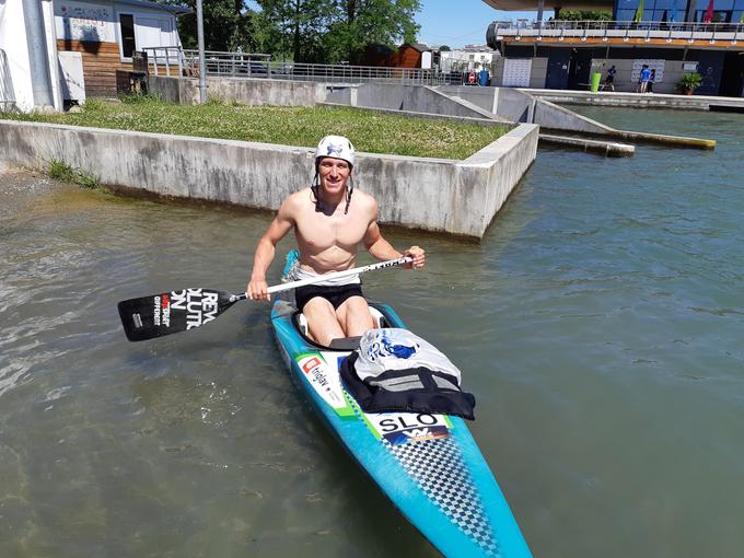 Luka Božič je bil v zgornjem delu hiter, v spodnjem delu pa se mu je vožnja podrla. | Foto: Boštjan Boh