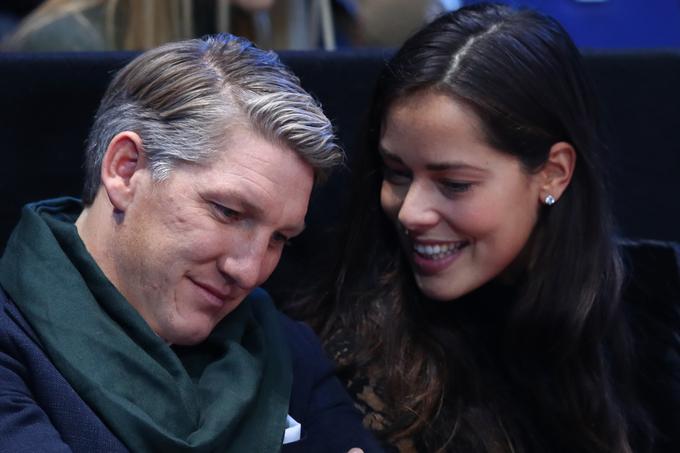 Bastian Schweinsteiger in Ana Ivanović. | Foto: Getty Images