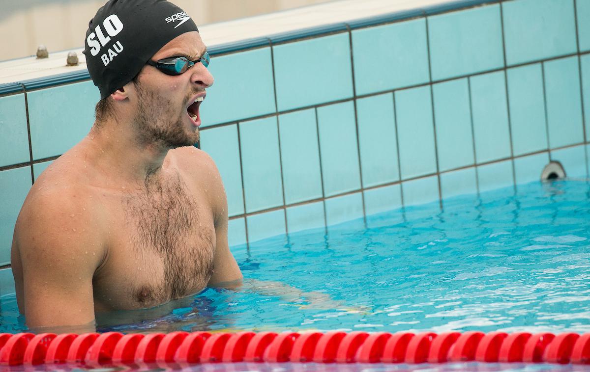 martin bau | Jevgenij Aliamovskij, Jure Dolinar, Jan Toman in Martin Bau (na sliki) so v Kranju na 4 x 200 m prosto za 2,37 sekunde izboljšali rekord ljubljanske Ilirije iz leta 2002. | Foto Vid Ponikvar