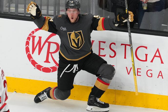 Jack Eichel | Jack Eichel (Vegas) je dosegel dva zadetka za Vegas. | Foto Reuters