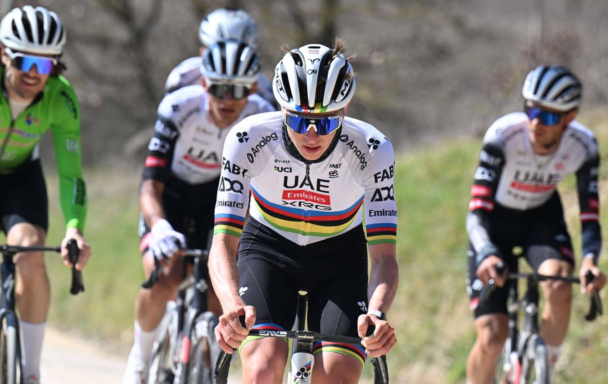 Tadej Pogačar, Strade Bianche, ogled trase | Tadej Pogačar je tekmecem poslal strah v kosti že na včerajšnjem ogledu trase dirke Strade Bianche. | Foto Guliverimage