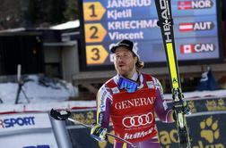 Jansrud le razveselil domače navijače, Kline 20.