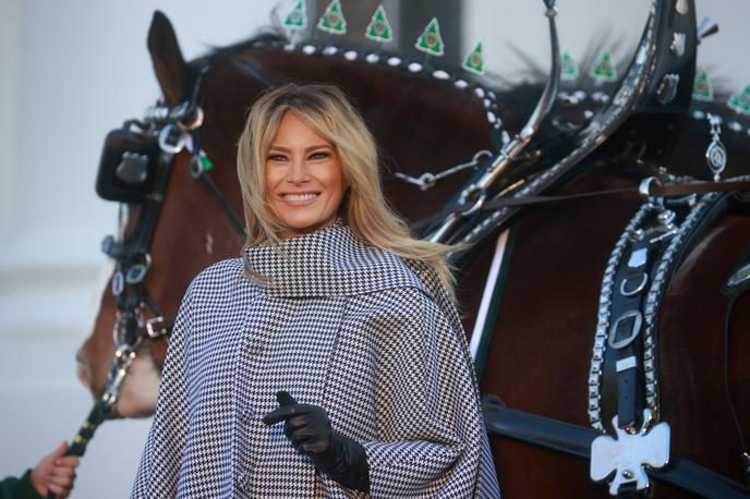 Melania Trump | Večina vprašanih v Medianini anketi meni, da ameriška prva dama Melania Trump ni v ničemer spremenila vloge in ugleda Slovenije v svetu. | Foto Reuters