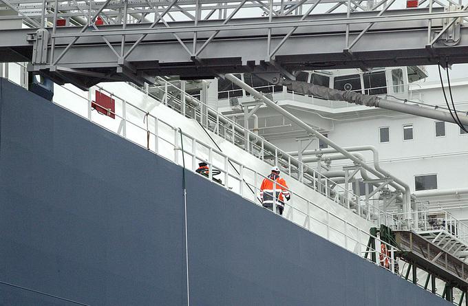 Terminal za utekočinjeni zemeljski plin (LNG) v Omišalju na otoku Krk | Foto: STA ,