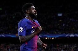 Umtiti iz Barcelone na fizioterapijo v Doho