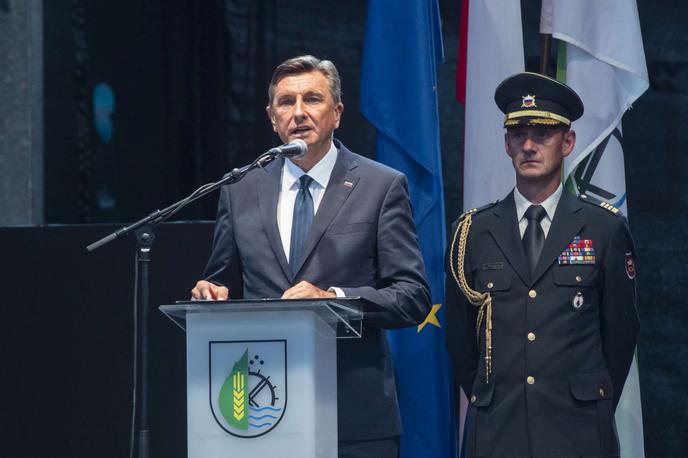 Borut Pahor | "Slovenci smo majhen narod in Slovenija je v zemljepisnem smislu relativno majhna država. Vendar smo nacija in imamo suvereno državo, to najpomembnejše orodje naše varnosti in blaginje," je poudaril predsednik Borut Pahor. | Foto STA