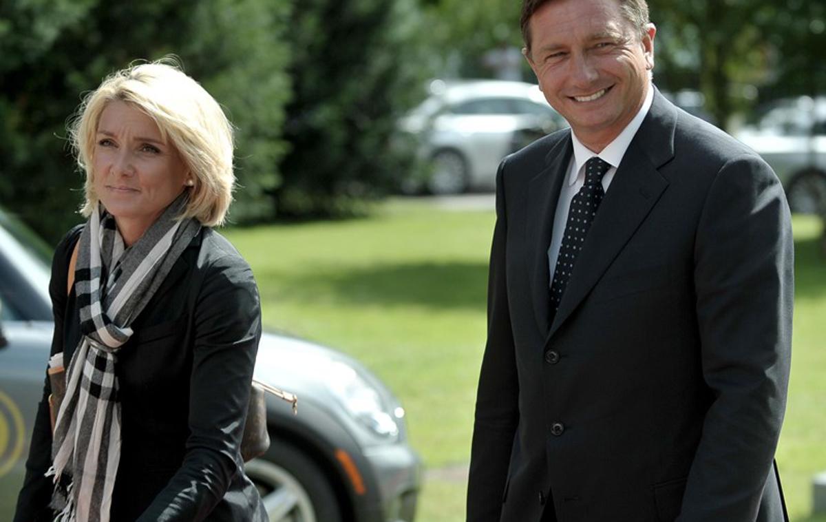 Simona Dimic, Borut Pahor | Foto STAfoto