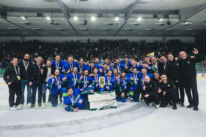 Slovenija Južna Koreja Hokej Reprezentanca | Slovenski hokejisti so za konec domačega prvenstva s 4:1 premagali Južno Korejo in napredovali brez poraza. | Foto Grega Valančič/Sportida