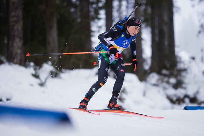 "Prireditelji so nam pripravili dobro progo," je na Pokljuki povedala italijanska zvezdnica Dorothea Wierer. | Foto: Grega Valančič/Sportida