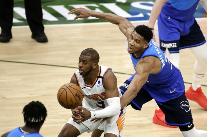 Phoenix Suns : Milwaukee Bucks, Giannis Antetokounmpo, Chris Paul | Kdo se bo na koncu veselil? Chris Paul ali Giannis Antetokounmpo? | Foto Guliverimage