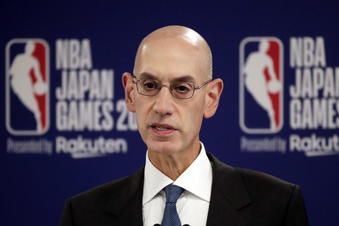 Adam Silver | Adam Silver je predstavil možnost, da bi NBA nekega dne lahko prešla z 12-minutnih na 10-minutne četrtine. | Foto Guliver Image