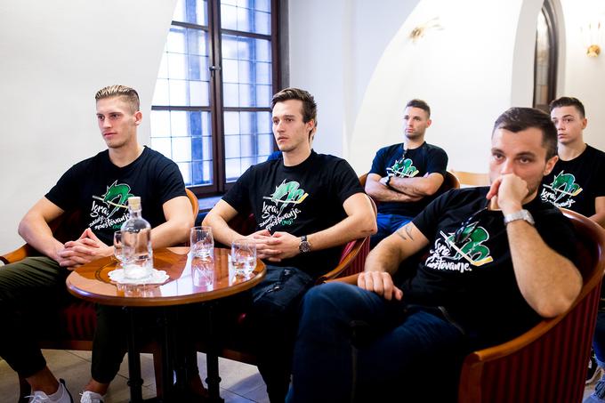 HK Olimpija novinarska konference Slovenske železnice | Foto: Žiga Zupan/Sportida