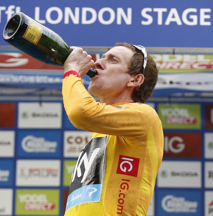 Bradley Wiggins je leta 2012 dobil prestižno dirko po Franciji.  | Foto: Reuters