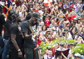 Slavje NBA naslova Toronto Raptors