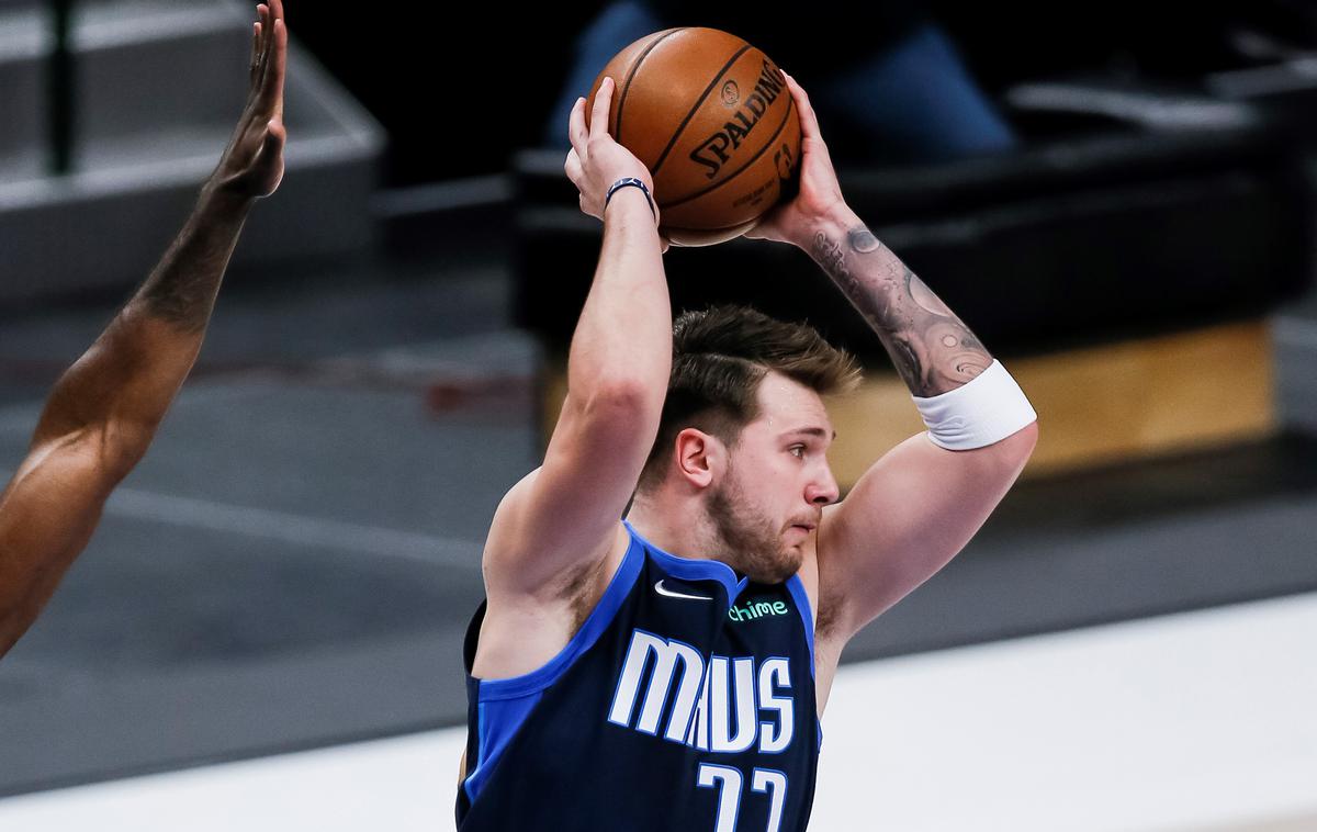 Luka Dončić | Luka Dončić je bi obrambna tarča LA Clippers. | Foto Guliver Image