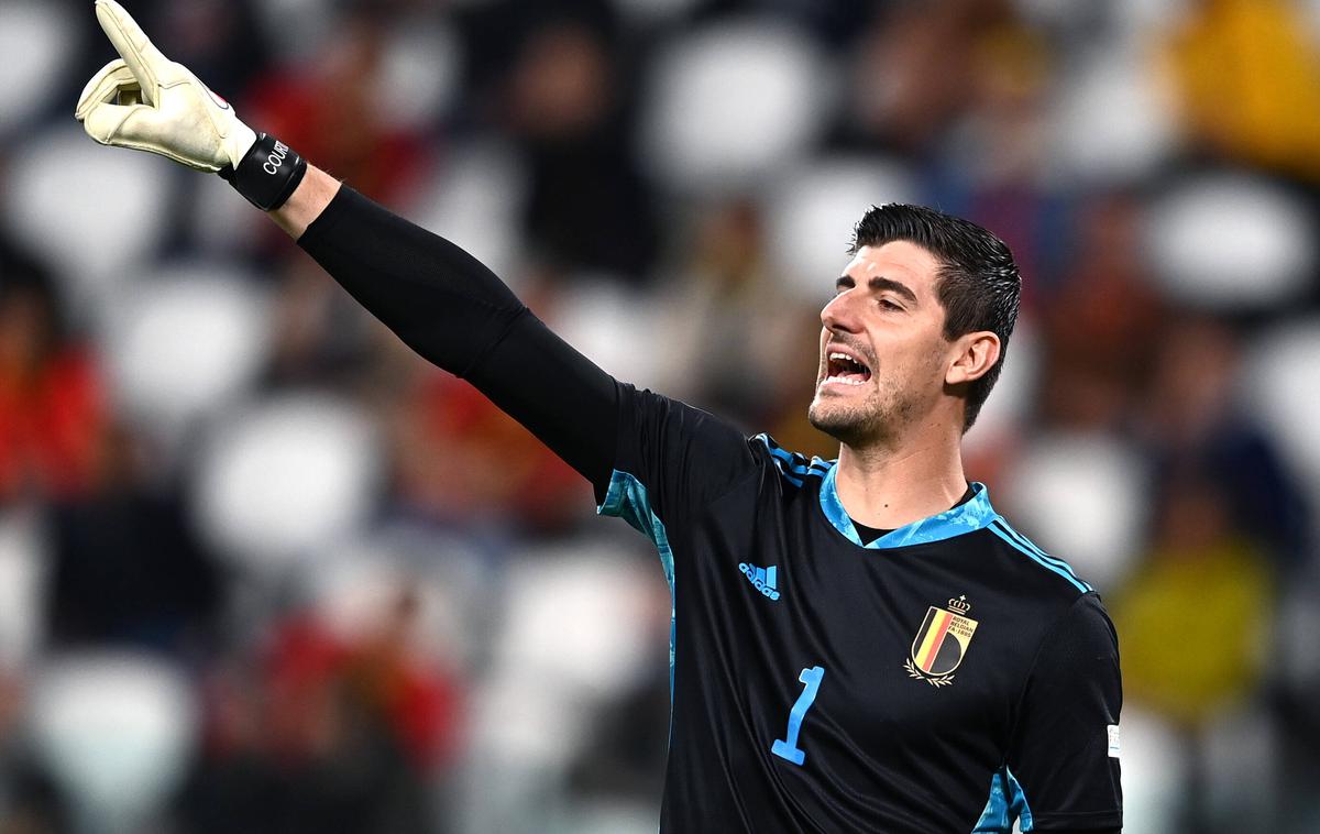 Thibaut Courtois | Belgijski vratar Thibaut Courtois opozarja na preveč zgoščen nogometni program. | Foto Guliverimage