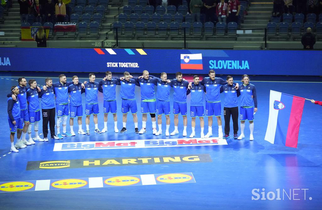 Slovenija : Španija slovenska rokometna reprezentanca