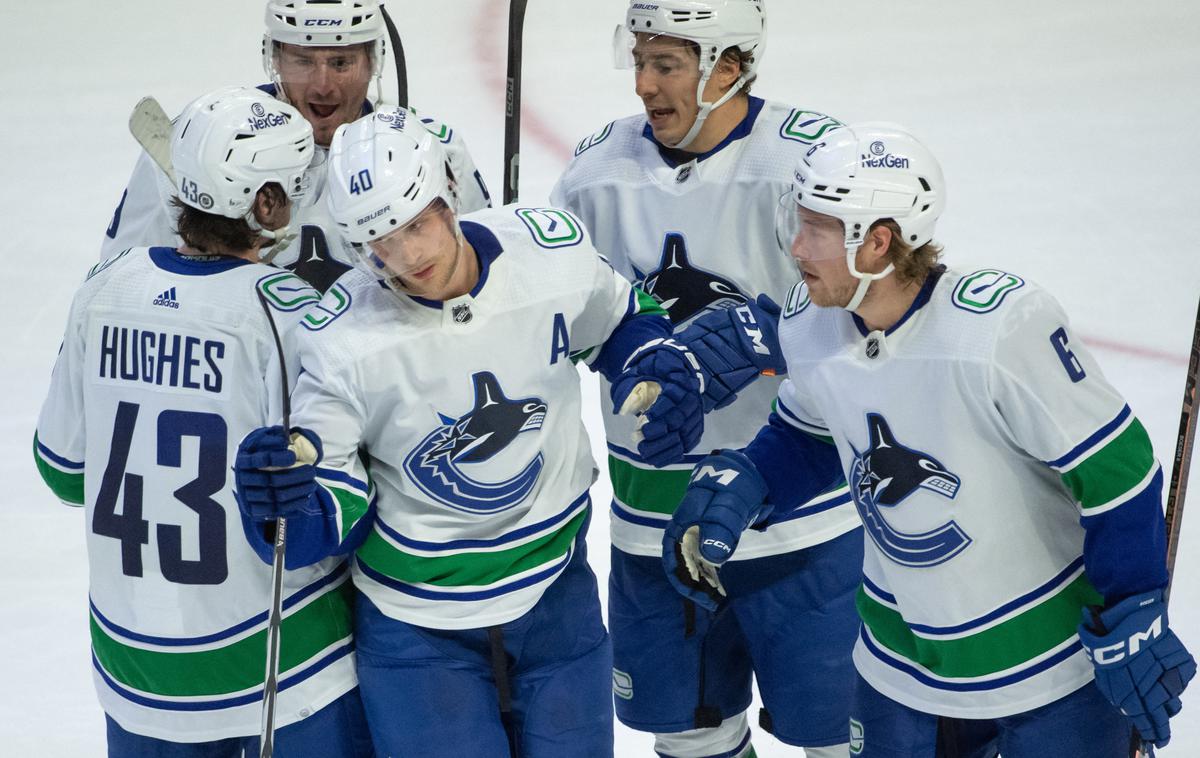 Vancouver Canucks | Vancouver Canucks gostujejo v Madison Square Gardnu. | Foto Reuters