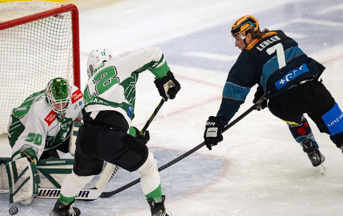 Linz : HK Olimpija | Olimpija je v Linzu v zadnji tretjini vodila s 5:4, na koncu pa izgubila s 5:6. | Foto BWL / Eisenbauer