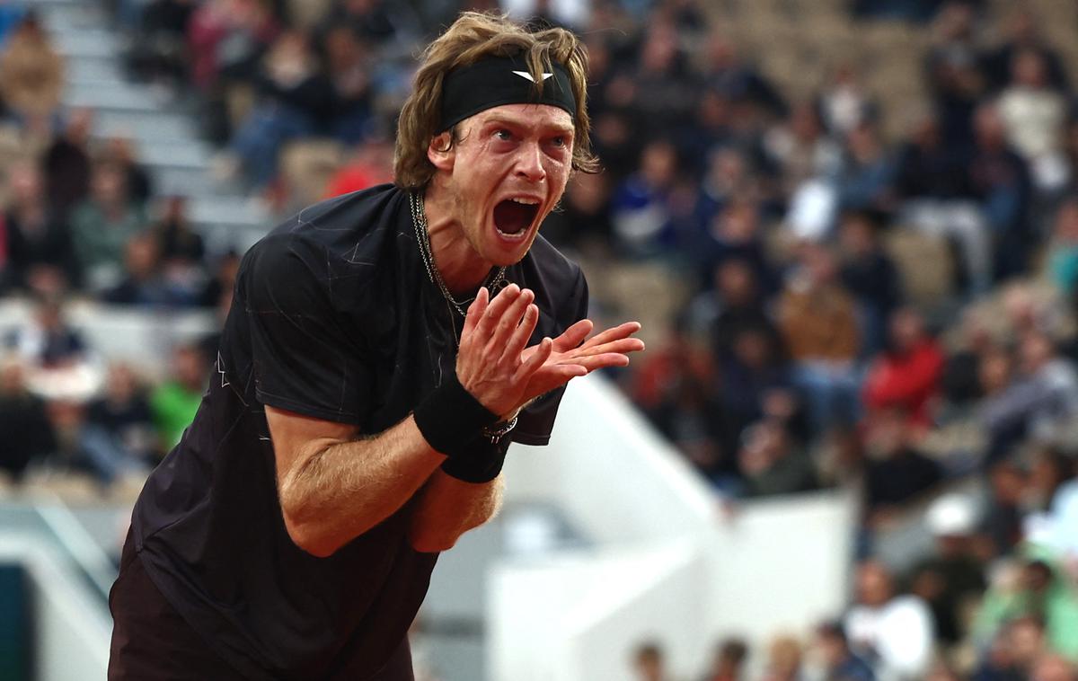 Roland Garros Andrej Rubljov | Foto Reuters