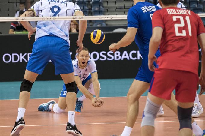 Slovenija Rusija odbojka evropsko prvenstvo | Foto: CEV