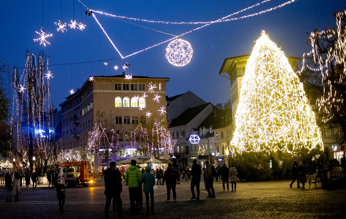 prižig luči, božič, prazniki | Foto Ana Kovač