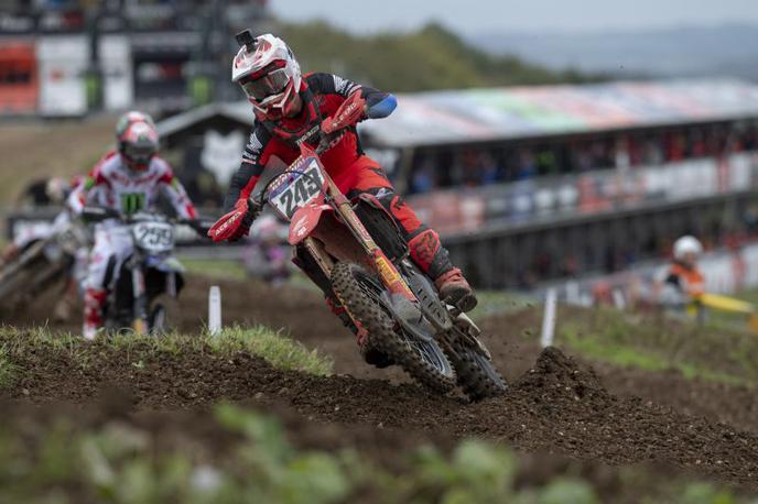 Tim Gajser Matterley Basin | Tim Gajser najraje dirka na progi v Matterley Basinu. | Foto Honda Racing/ShotbyBavo