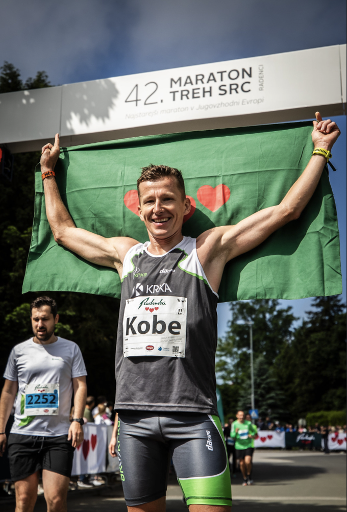 Kobe je aktualni državni prvak v polmaratonu. Enaindvajset kilometrov je maja pretekel v času 1:06:28. | Foto: osebni arhiv Primoža Kobeta