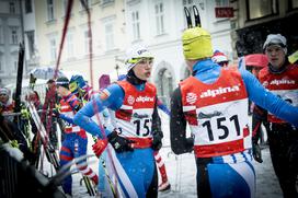 Planica v Ljubljani sneg