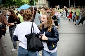 Parada ljubljanskih maturantov