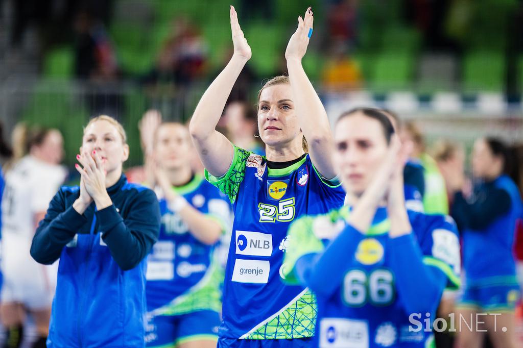 EHF Euro2022: Slovenija - Madžarska, slovenska ženska rokometna reprezentanca