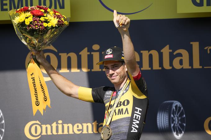 Wout Van Aert je zmagovalc zadnjega kronometra 108. Dirke po Franciji. | Foto: Guliverimage/Vladimir Fedorenko