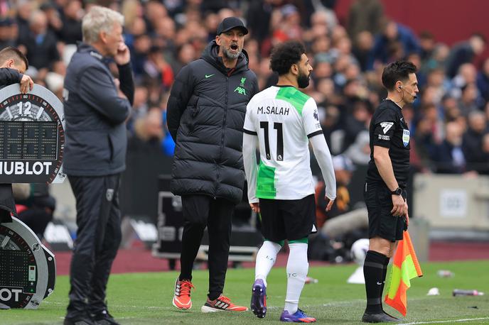 Mohamed Salah Jürgen Klopp | Mohamed Salah in Jürgen Klopp sta se zapletla v besedni spor. | Foto Guliverimage