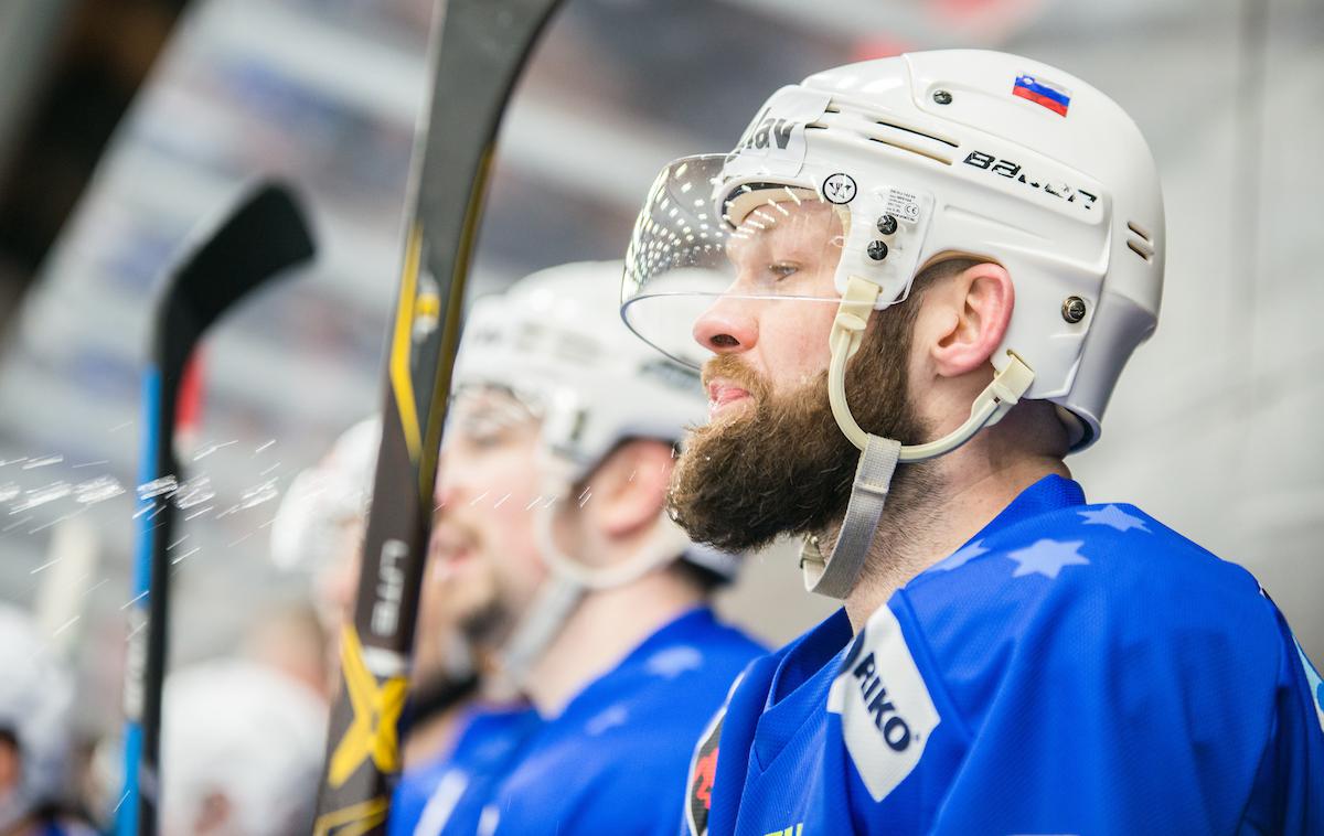 slovenska hokejska reprezentanca Slovenija Belorusija Bled Andrej Hebar | Reprezentančni napadalec Andrej Hebar bo v prihodnji sezoni v mlado ekipo Jesenic vnašal izkušnje. | Foto Peter Podobnik/Sportida