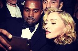 Madonna in Kanye s skupnim selfiejem