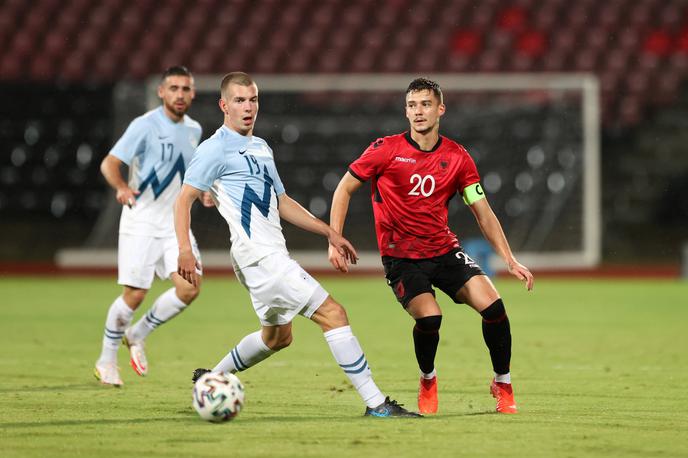 Slovenska nogometna reprezentanca u21, Albanija : Slovenija, Mark Zabukovnik | Slovenska reprezentanca do 21 let je v Albaniji izgubila z 0:2. | Foto Guliverimage