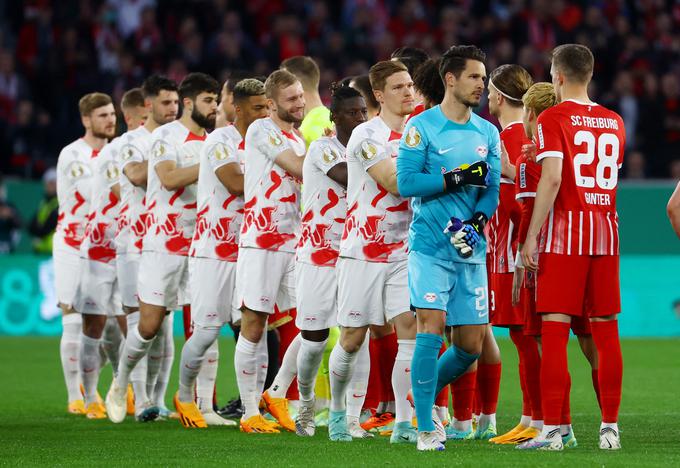 Leipzig je prvi finalist nemškega pokala. | Foto: Reuters