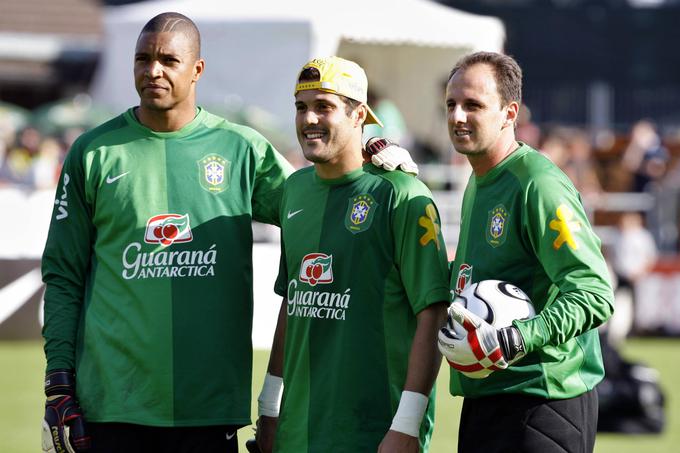 Dida, Julio Cesar in Rogerio Ceni (od leve proti desni) so bili v začetku tega stoletja najboljši brazilski vratarji. | Foto: Guliverimage/Vladimir Fedorenko