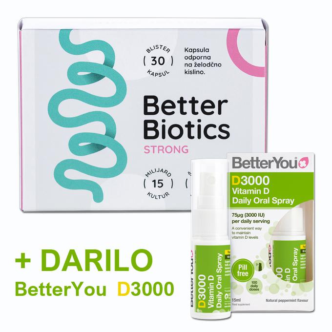 Better Biotics podjetja Bette Biotics z darilom: sprej BetterYou D 3000 | Foto: 