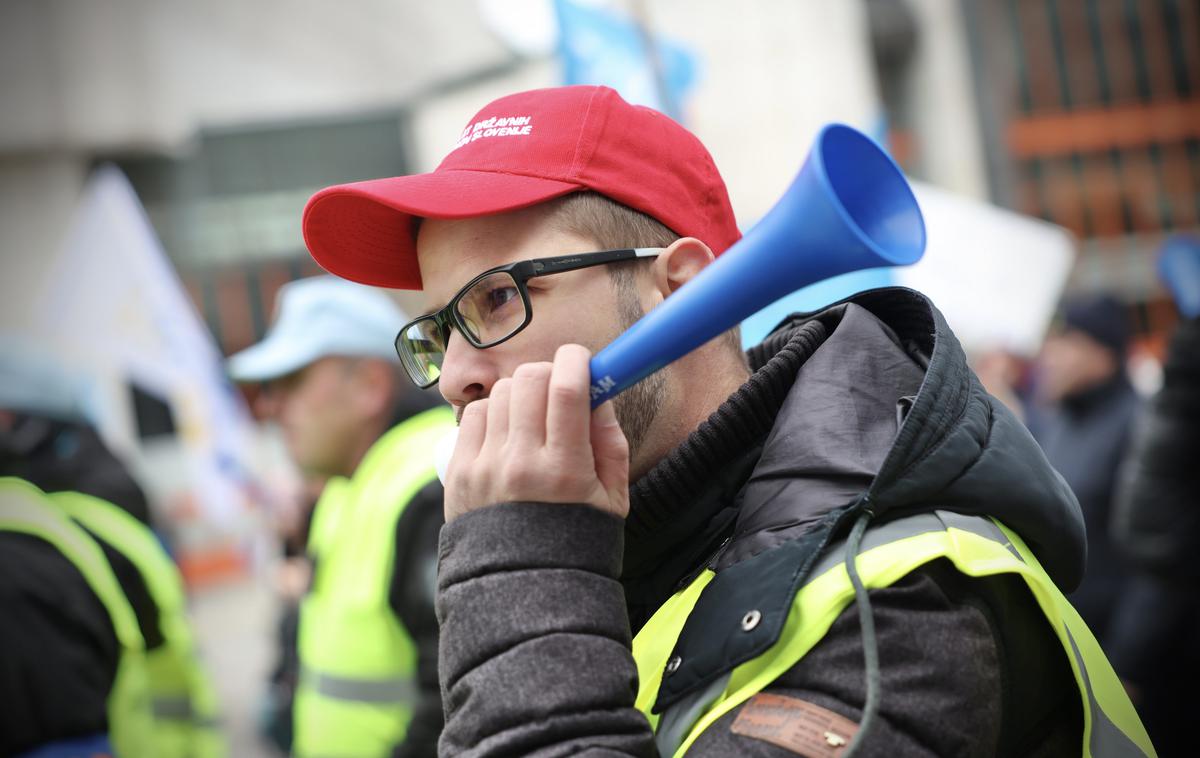 Stavka sindikatov javnega sektorja | Foto Ana Kovač