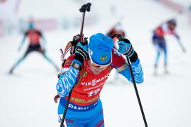 Biatlon Pokljuka zasledovalna tekma ženska