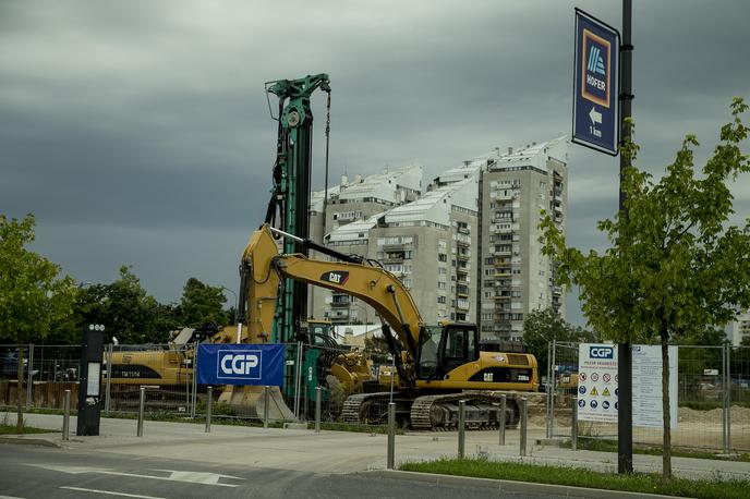 Gradbišče v Stožicah | Foto Ana Kovač